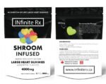 INfinite Rx Shroom Infused Albino Penis Envy Edition Large Heart Gummies Edibles (4000mg)